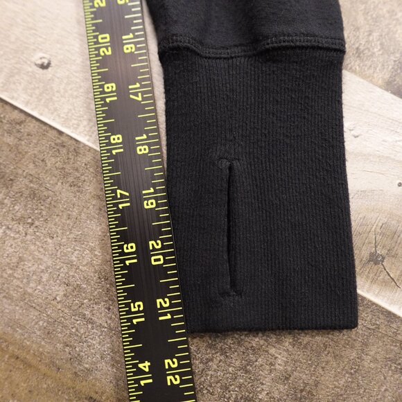 Athleta Criss Cross Sweatshirt‎ Dress women's small black - Picture 7 of 12